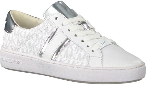 michael michael kors irving stripe lace up sneakers|Irving Glitter and Leather Stripe Sneaker .